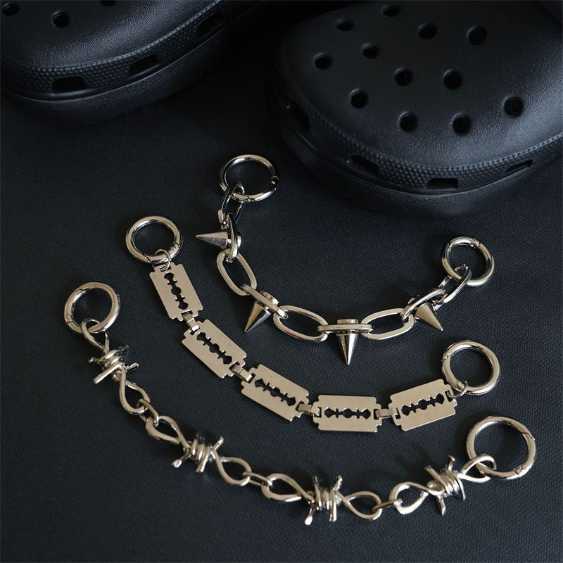 Sports Accessories Punk Female Dark Style Shoe Buckle