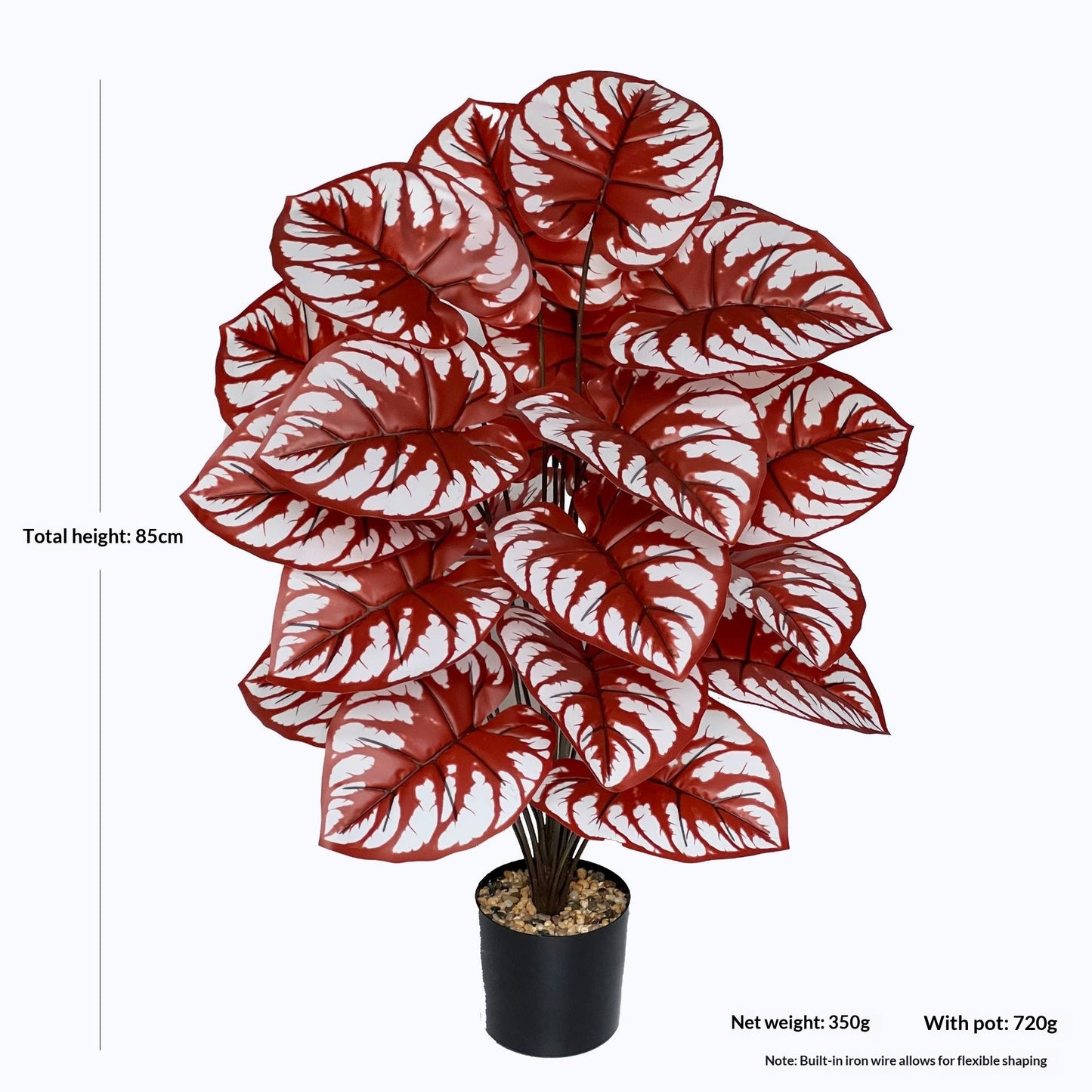 Artificial Plants Cross-Border New Best-Seller Decorative Taro Leaves