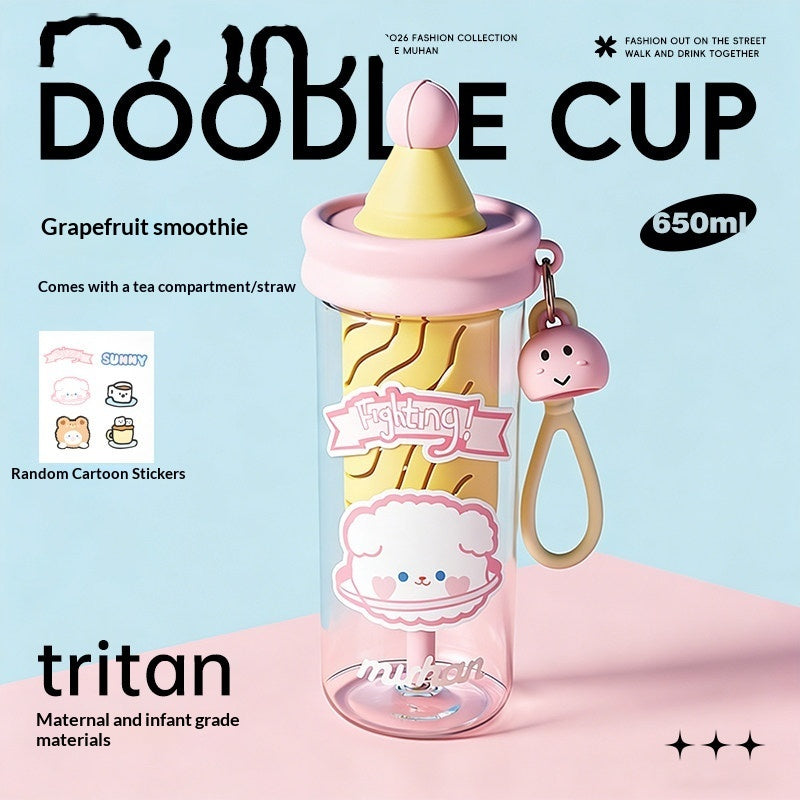 Style Tritan Water Bottle With A Tea Infuser