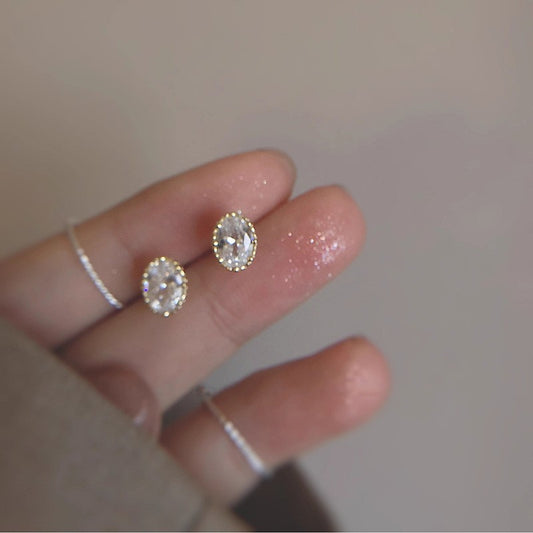 Tiny Size Heart Gold Earrings Comfort Fit Can Wear While Sleeping Female Accessories