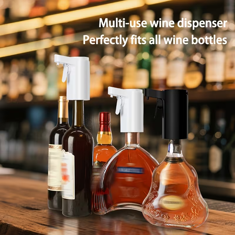 Automatic Electric Wine Dispenser Smart Sensor Touch Wine Decanter Pourer Home Restaurant Rechargeable Wine Pump Aerator