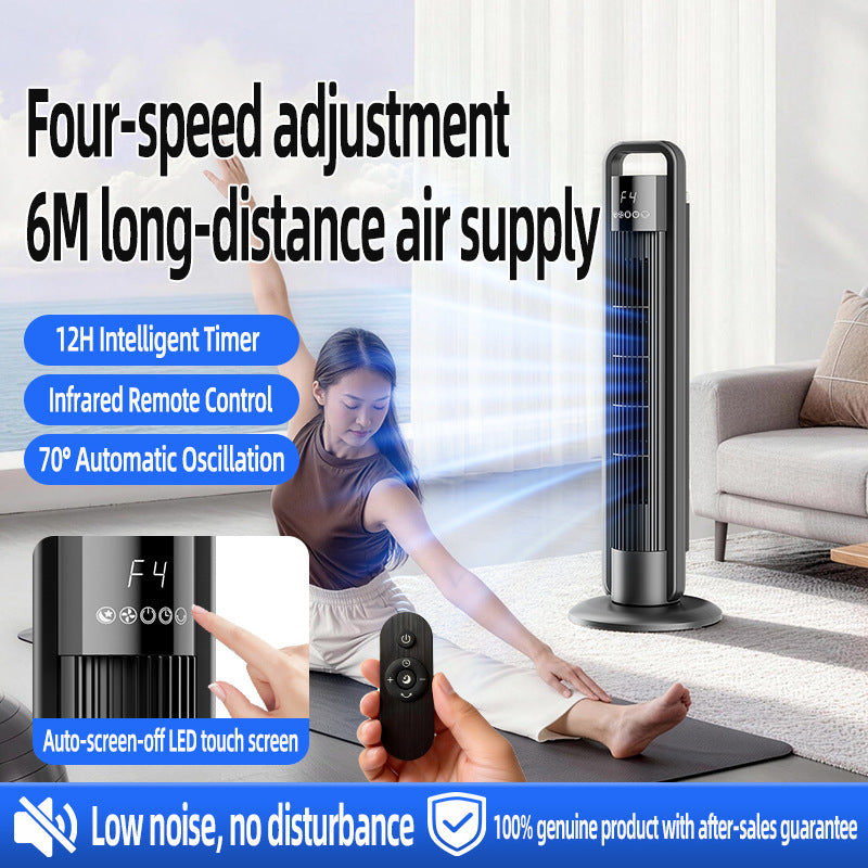 Remote-Control Home And Office Tower Fan