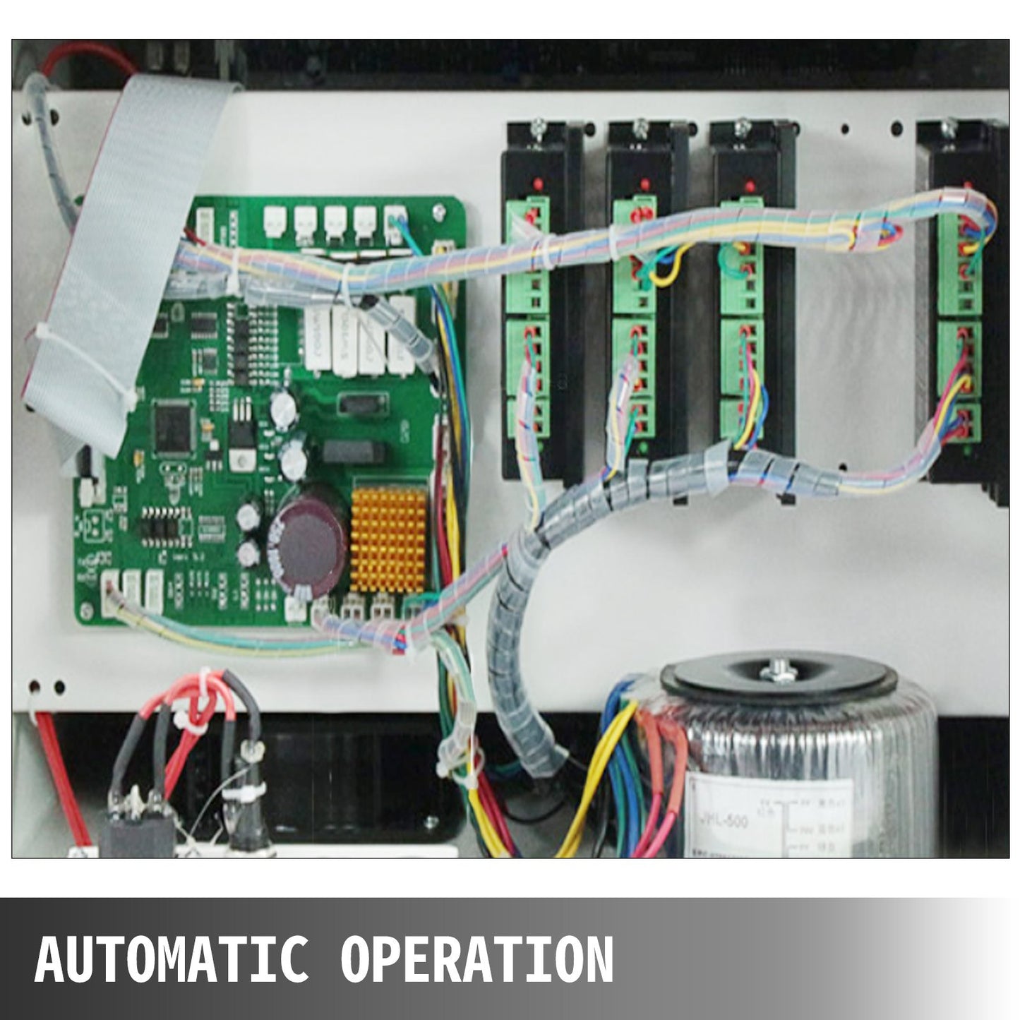 Automatische Computer-Abisoliermaschine 300 W, Kabelschneidemaschine 1-100,000 Mm, 230 V Drahtbiegemaschine Max. Kanaldurchmesser 10 Mm, Kabelschälmaschine Mit LCD Schirm Und Richtmaschine