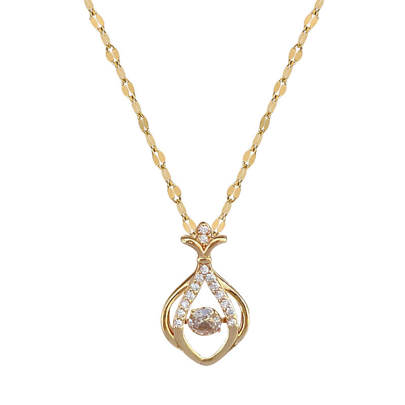 Kalung Wanita Merek VALLEY Desain Korea Bahan Titanium Premium Anti Luntur Aksesoris Fashion Sehari-hari