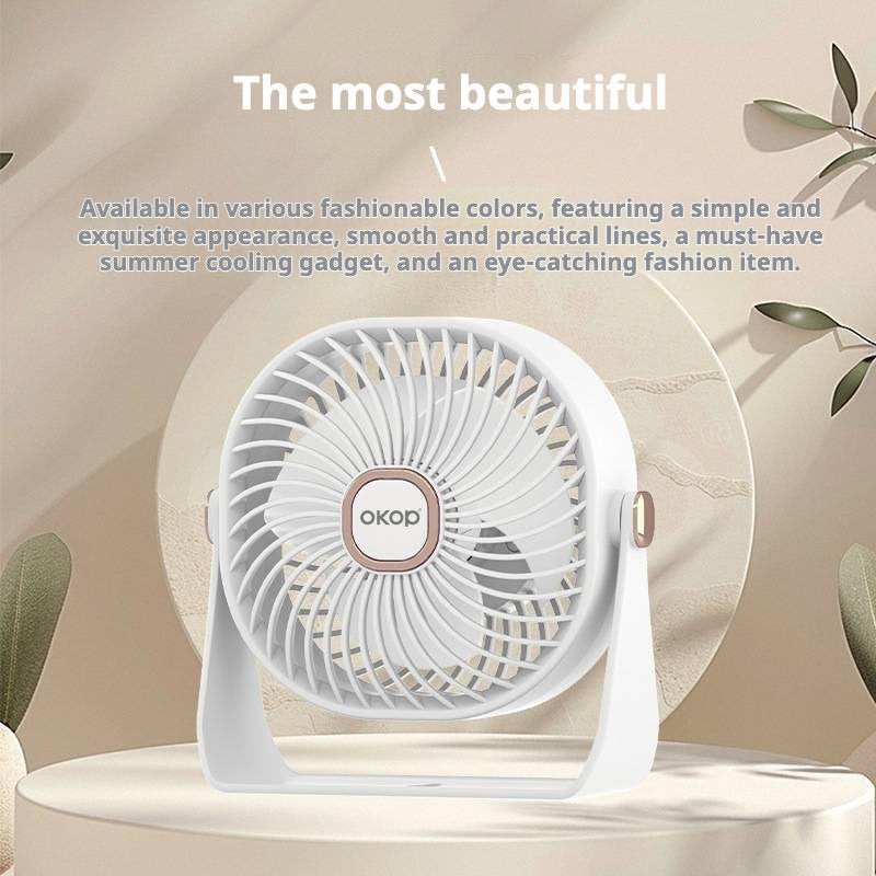 KP-F05 Best-Selling Portable Mini Fan Ultra-Quiet Suitable For Dorms Desks Handheld Portable Factory Stock Available