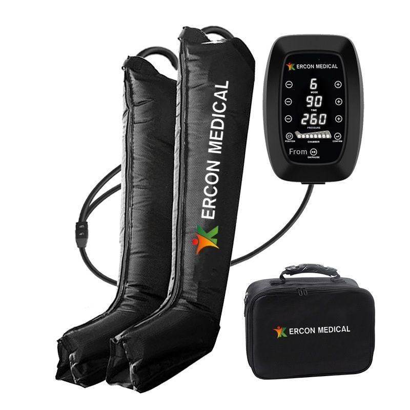 Eight-chamber Pneumatic Massage Leg Sleeves For Post-exercise Recovery And Muscle Relaxation