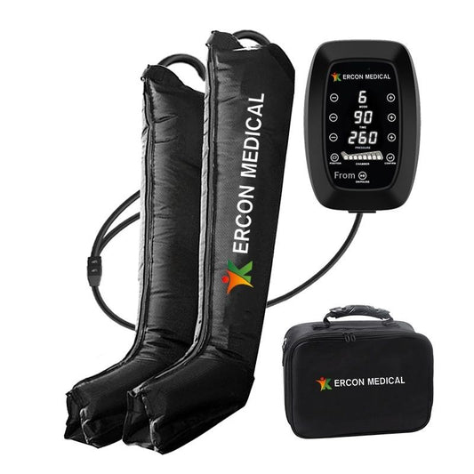 Eight-chamber Pneumatic Massage Leg Sleeves For Post-exercise Recovery And Muscle Relaxation