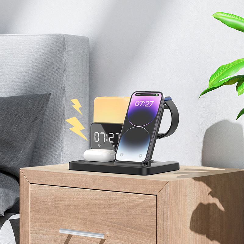 Mobile Phone Headphones Watch Wireless Charger