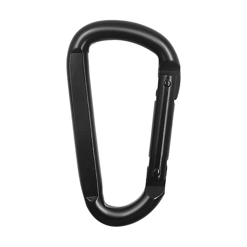 Factory-direct Sale No 8 D-shaped Iron Metal Outdoor Carabiner