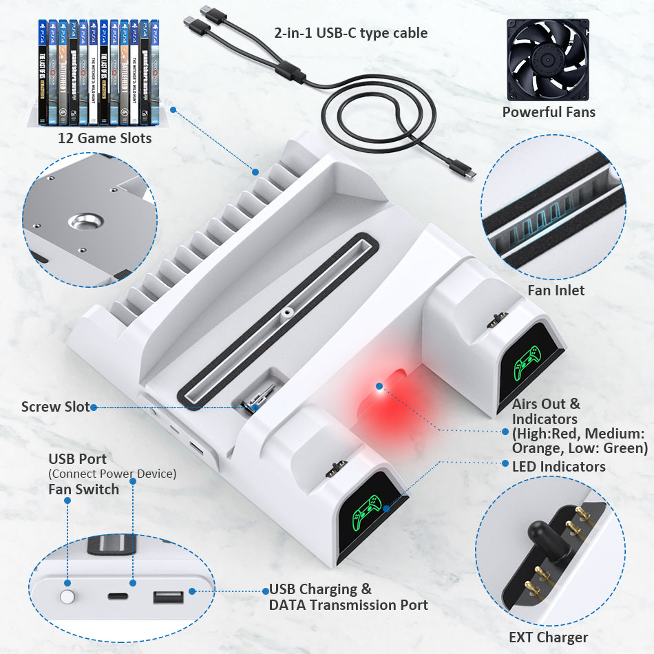 Simple Cooling Bracket For Game Console