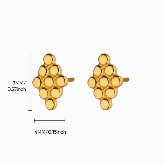 Niche High-end 3D Butterfly Stud Earrings Niche Ear Accessories