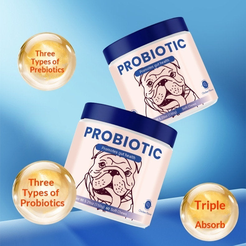 Cross-border In-stock English Pet Probiotic Granules For Dogs