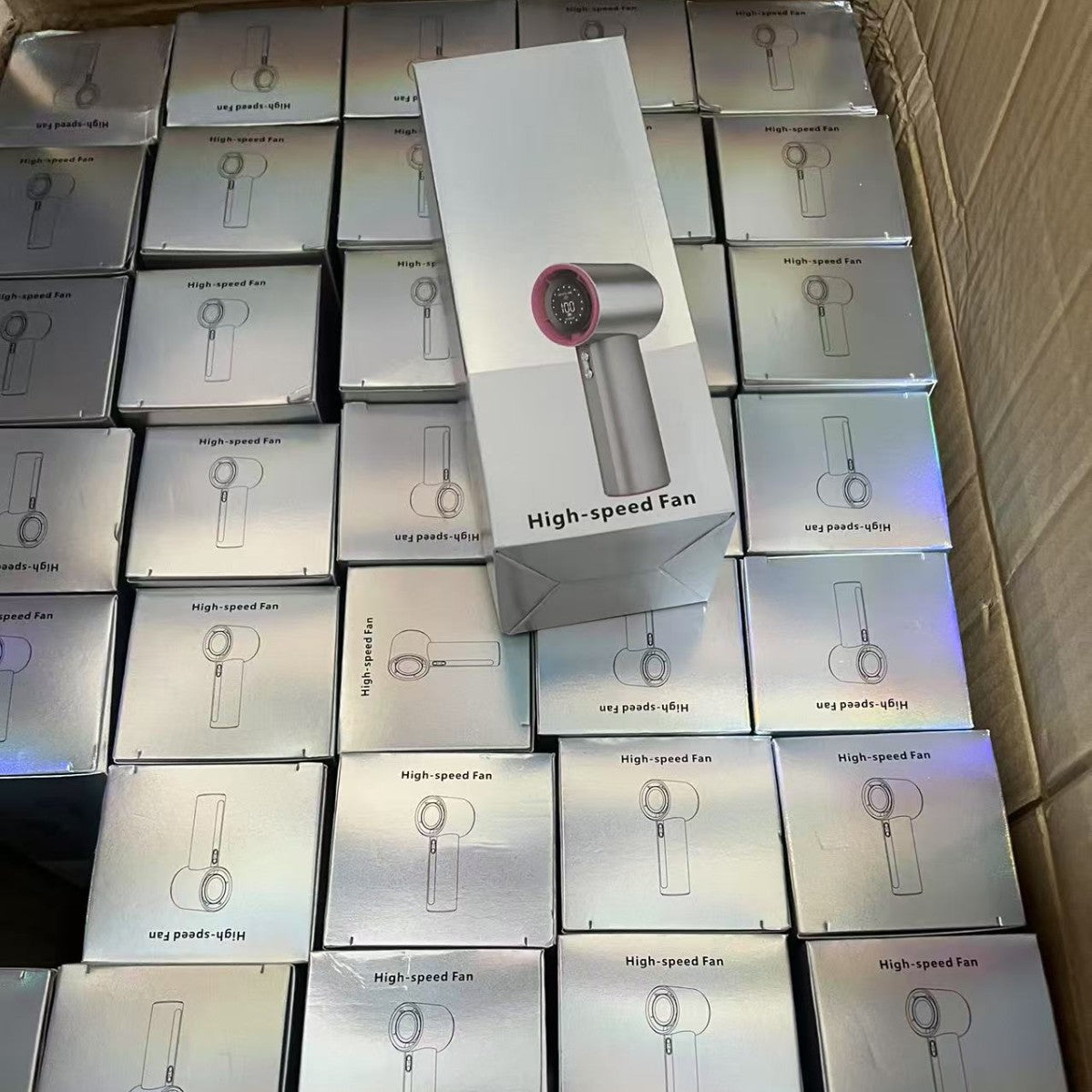 Violent Digital Display USB Charging Outdoor Mini Fan