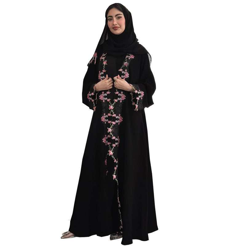 Embroidered Lace-Patchwork Cardigan Fashion Womens Wear