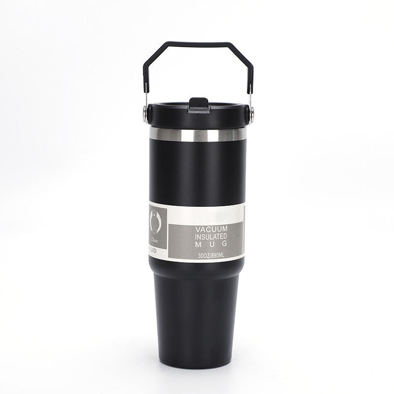 Cross-border 30oz Portable Car Cup, 304 Stainless Steel Insulated Cup, Cold Preservation Outdoor Portable Ice Cup