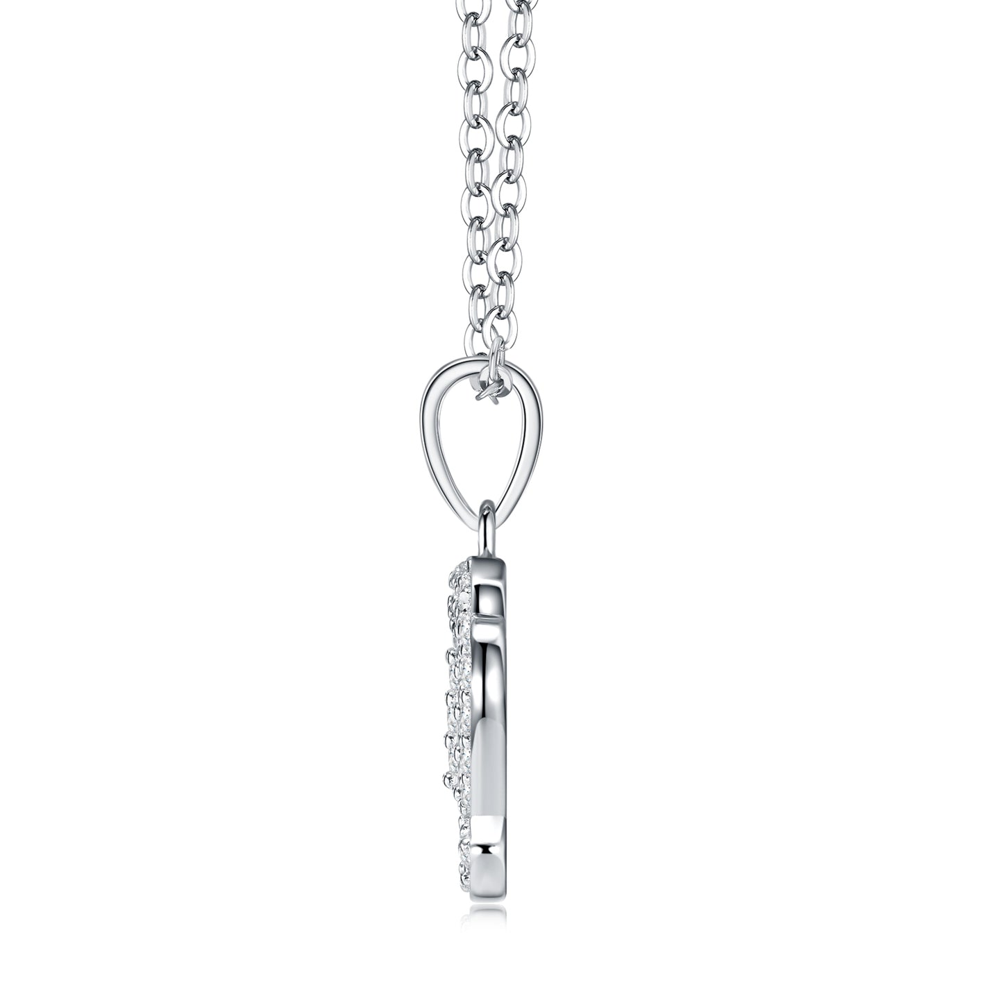 S925 Sterling Silver Virgo Necklace For Women  D Color VVS1 Moissanite Zodiac Pendant, 3.6g Platinum Plated Astrology Jewelry With GRA Certificate, Perfect Birthday & Anniversary Gift Box Set For Her