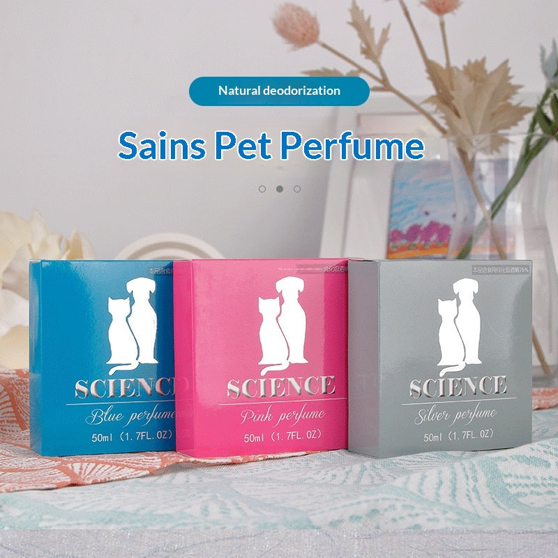 Science Pet Perfume In Glass Bottle