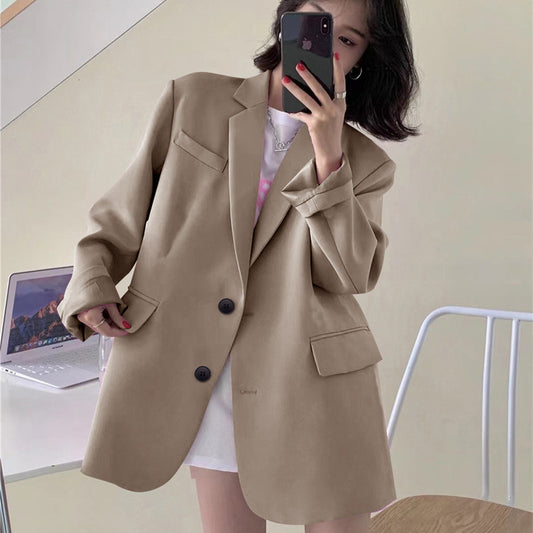 Korean-style British-style Suit Womens Coat
