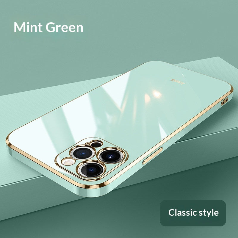 Electroplated Silicone Full-body Drop-proof Phone Case