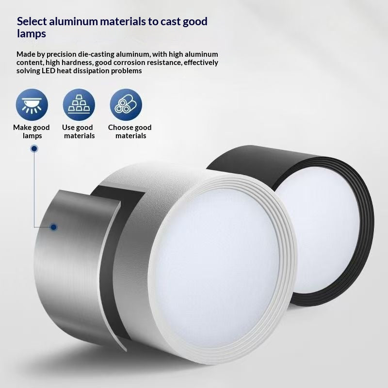 Dimmable Smart Downlight With Stepless Brightness Adjustment