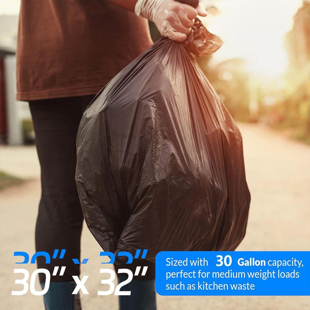 45 Extra-thick, Leak-proof Garbage Bags, Suitable For Home, Commercial, And Various Other Uses. A Great Helper For Home Cleaning.