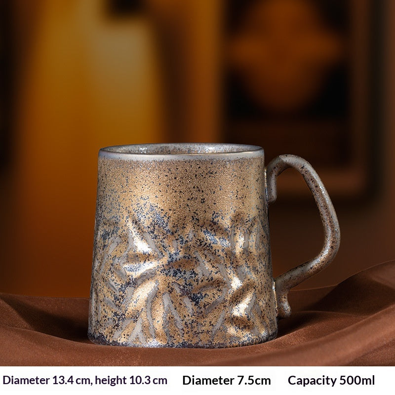 Ceramic Large-capacity Mug, Drinking Cup For Home Use