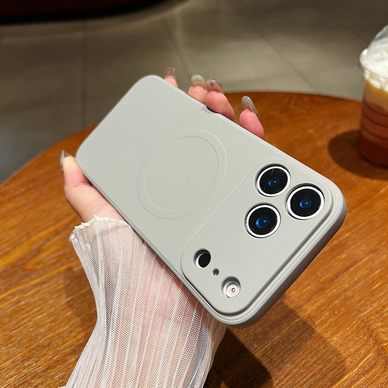 Magnetic Liquid Phone Case, Minimalist, Full-body Protection, Drop-proof