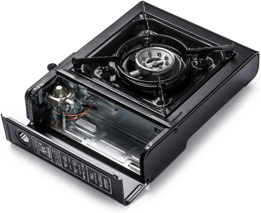 Outdoor Camping Butane Gas Stove Portable Single Burner Hob BBQ Picnic Cooker Excluding Gas Cylinders