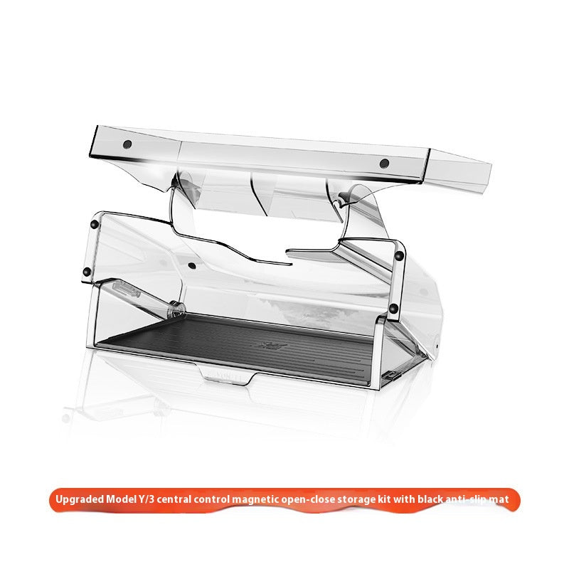 Center Console Screen Lower Storage Box ETC Non-slip Storage Compartment Accessories