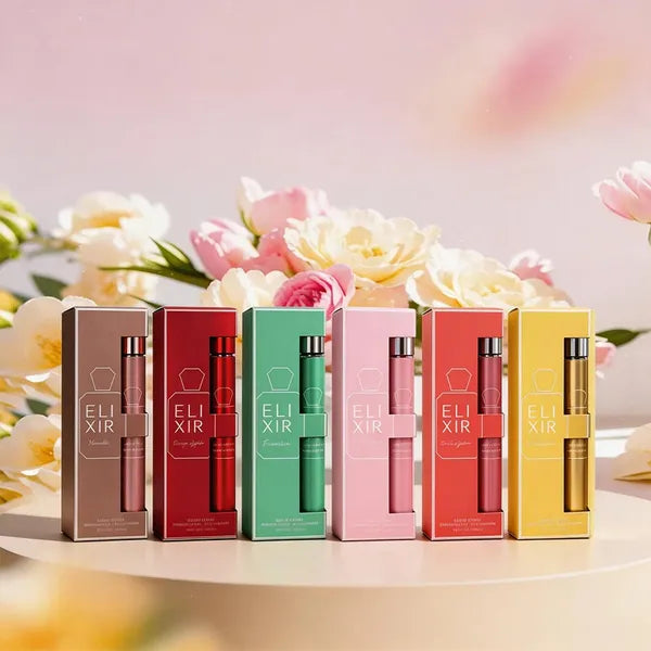 Women's 6-Piece Set Travel Perfume 35ml 1.18oz Perfume For Her PDQ Sweet Gourmand & Floral Fragrances Long Lasting For Party Night Out & Daily Wear Perfect Gift For Girlfriend, Best Friend, Mother