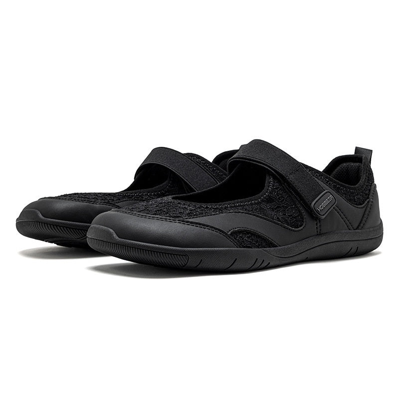 Light Outdoor Wide-Fit Shoes Lace-up Mary Jane Womens Shoes