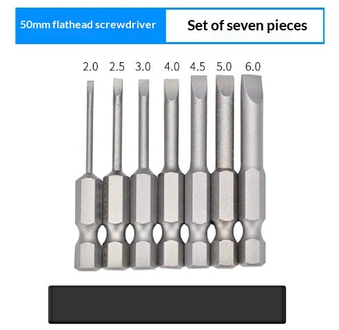 Short Bit Set For Electric Screwdrivers Compatible With Sockets Hex And Phillips Heads Magnetic Accessories