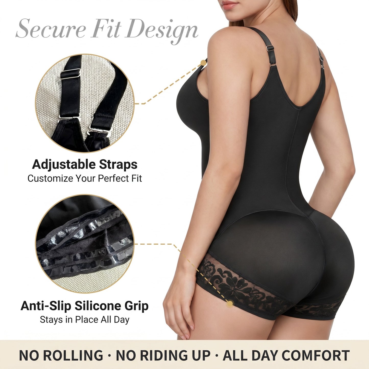 Fajas Colombianas Moldeadoras Shapewear Tummy Control For Women Body Shaper Girdles Compression GarmentKey Features