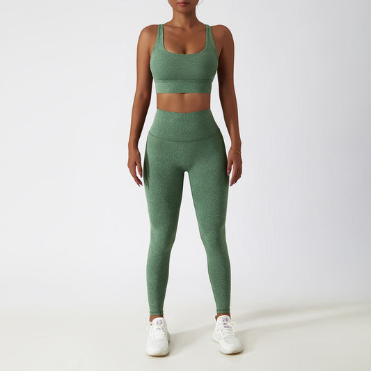 Floral Tight Yoga Suit For Comfortable Back