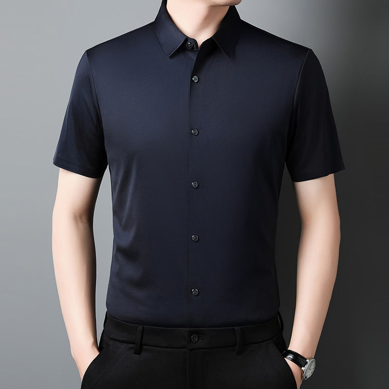 Fashion Casual Short-sleeved Shirt Men