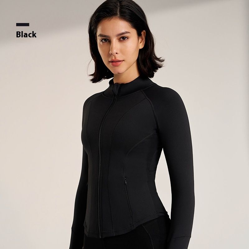Women's Sports Fitness Jacket Slim-fit Long Sleeve Yoga Jacket