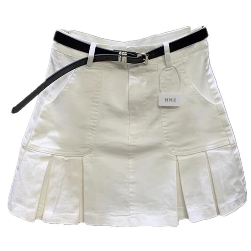 Korean-style High-waisted Anti-exposure Bodycon Skirt