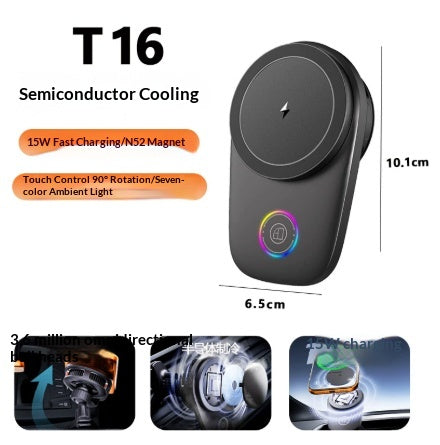 25W Magnetic Wireless Charging Holder For Air Vent