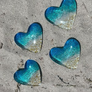 Glass Beach Pocket Heart-shaped Best Gift
