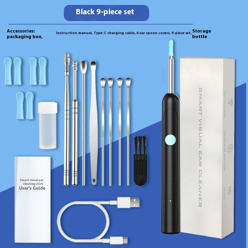 Visual Earpick With Charging Base HD Intelligent Luminous