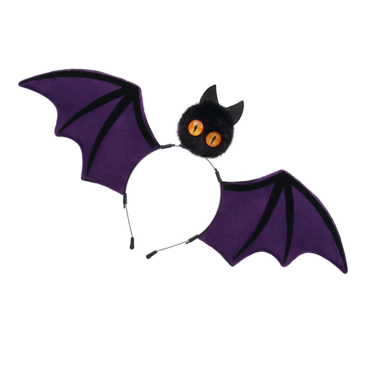 Halloween Vampire Bat Wings Headband, Funny Furry Beast Ear Cosplay Hair Hoop, Novelty Spooky Bat Costume Headpiece For Halloween Party, Cosplay, Fancy Dress Photo Prop