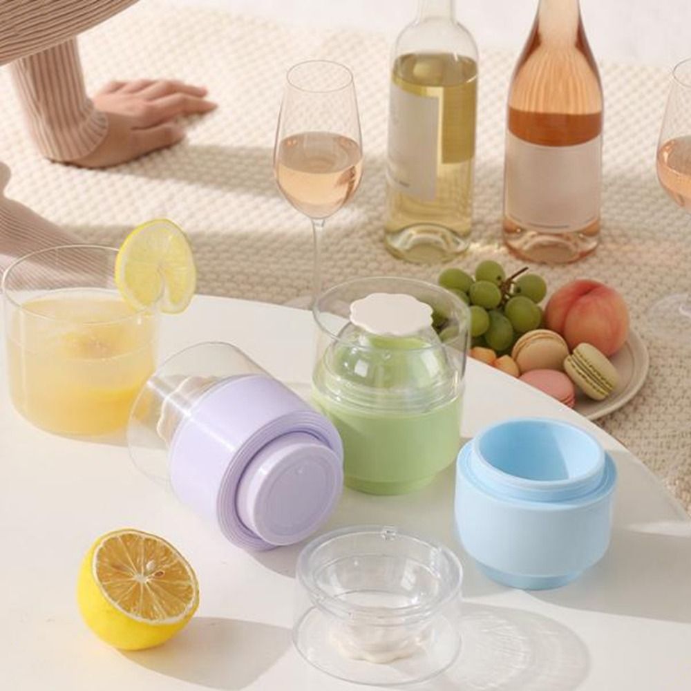 Practical 6cm Ice Ball Mold Plastic Quick-freezing Ice Sphere Mold Leak-proof Easy Release Ball Shape Mold For Home Kitchen Gadgets