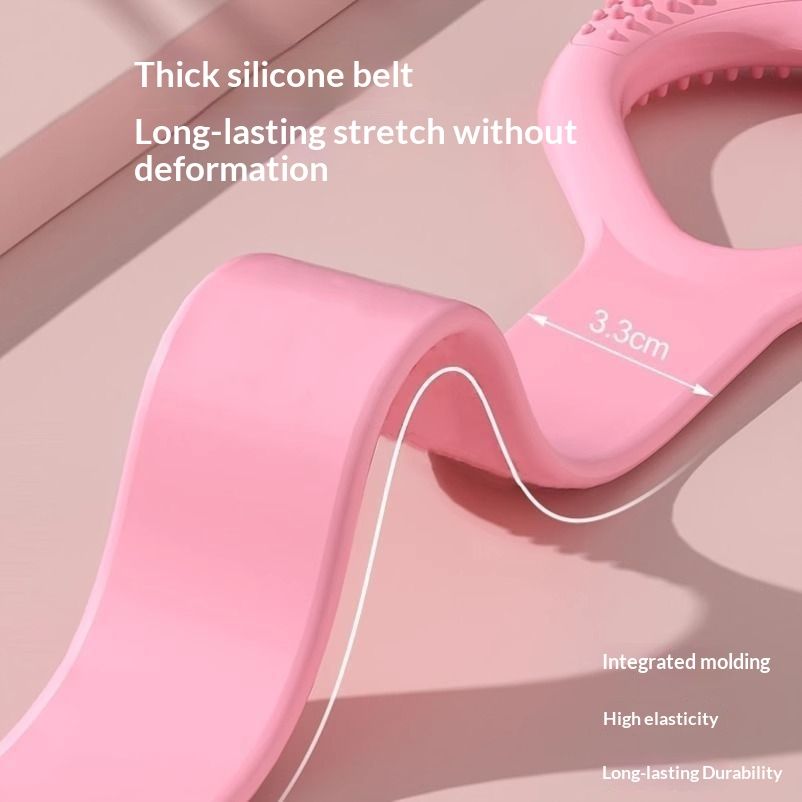 Yoga Back-Opening Training Tool High-Elastic Figure-8 Resistance Band
