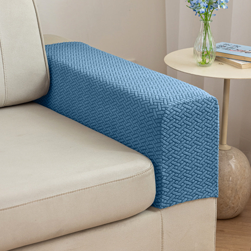 Thickened, Dirt-Resistant Home Fabric Simple Solid-Colored Armrest Covers