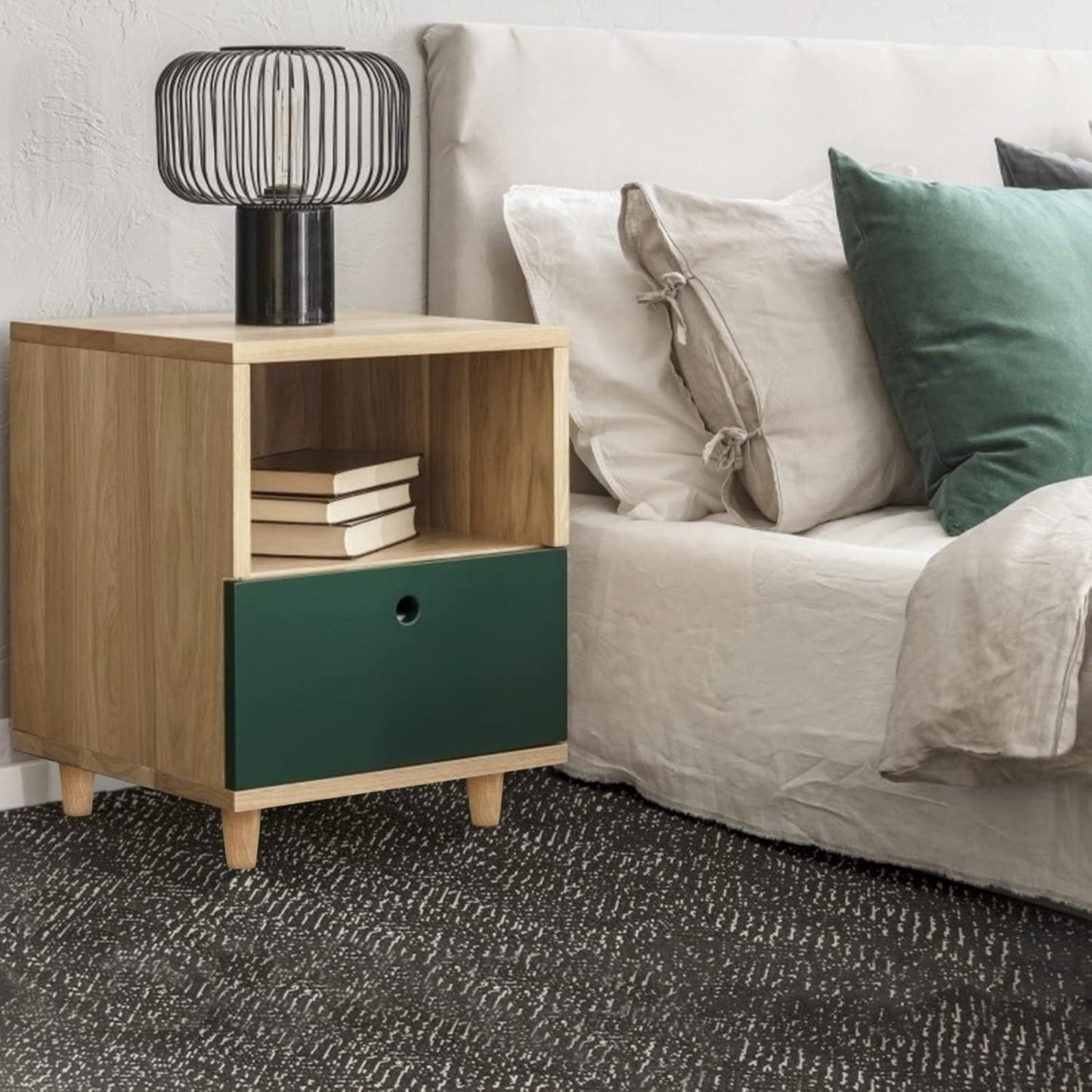 Wooden Furniture Leg Set With Installation Accessories - 4 Legs, Screws, Washers, And Metal Plates For Upgrading Furniture - Accessories For Hand Tools