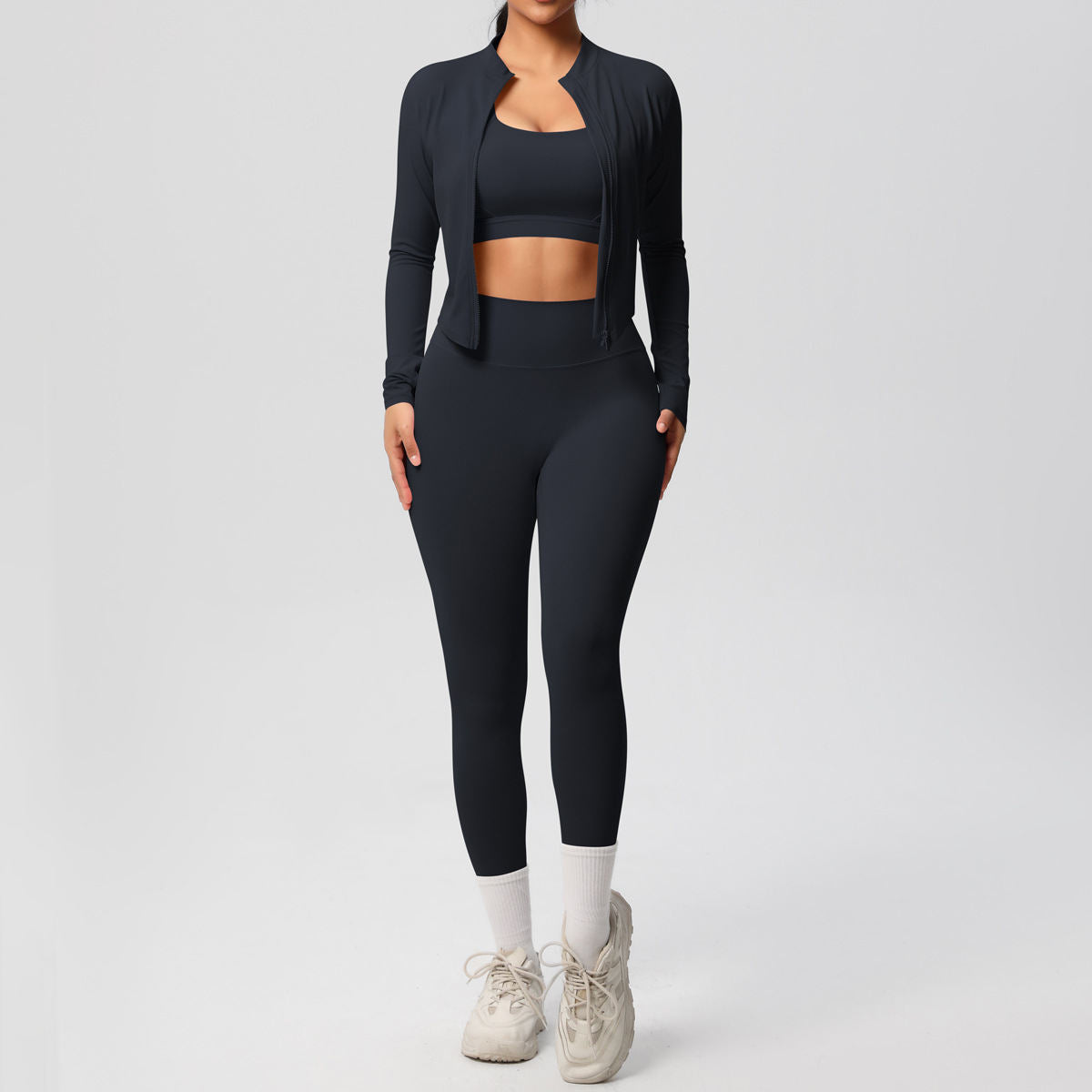Outdoor Sports Tight-fitting Yoga Outfit Set