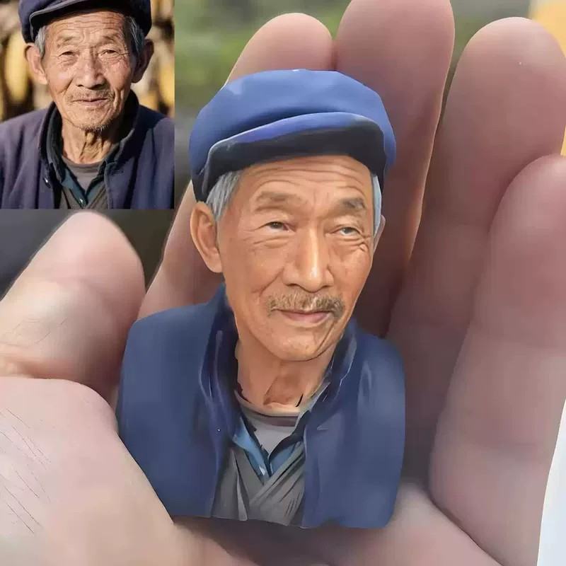 Half-body Portrait 3D Printed Decorations For Ornaments