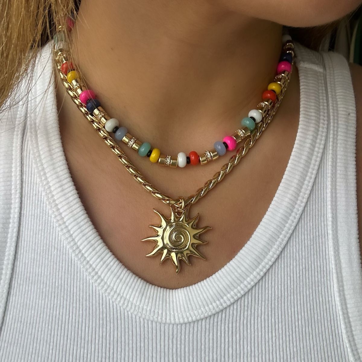 Bohemian-style Beaded Accessories And Clavicle-length Necklaces