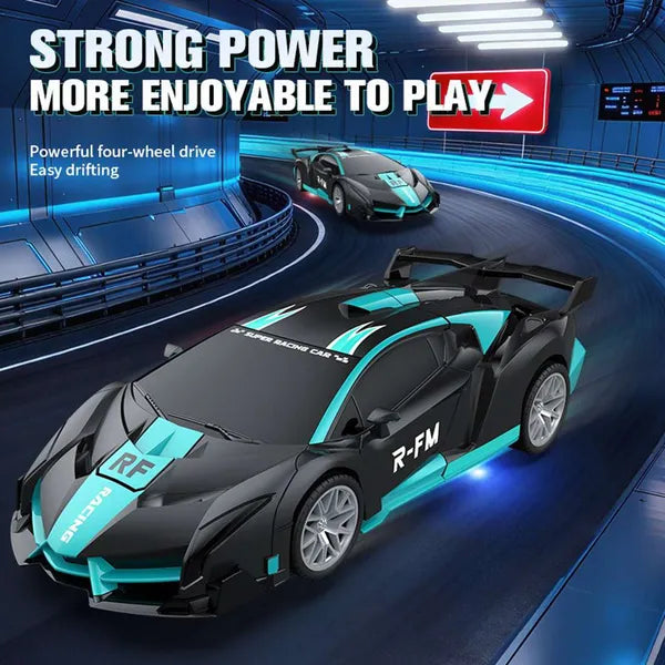 Transforming Car Robot, One-Button Deformation R Or C Toy Car, 1-18 Scale 360' Rotating Drifting, Toys Suitable For Kids Over 3 Years Old, Educational Toys, Children's Day Gift, Birthday