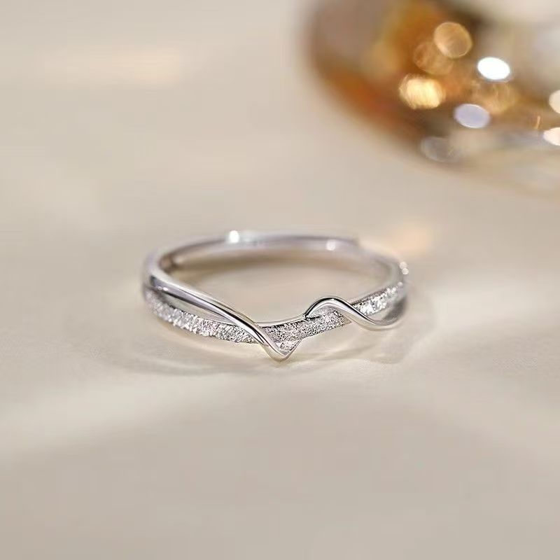1PC  Beautiful Classic Style Engagement Ring, Exquisite Color, Elegant Bridal Wedding Party Accessory, Perfect Gift Jewelry For Women